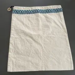 Tory Burch クリーム色 巾着バッグ