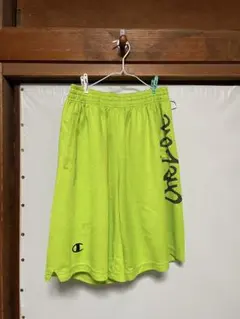 Champion 蛍光グリーン バスケットボールパンツ