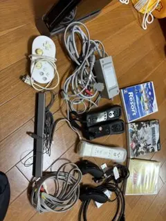 Wii本体と周辺機器、ゲームソフトセット