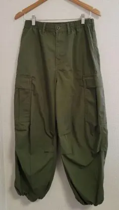 【古着／状態◎】GU スーパーワイドカーゴパンツ Sサイズ