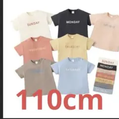 新品未使用　テータテート　曜日Tシャツ　7点セット　110cmのサムネイル