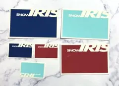 アイリス ステッカー6枚セット