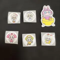 ラブブ　サンリオキャラクターシール６枚セット