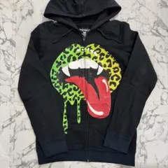 レオパード柄 フルジップパーカー Lサイズ