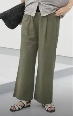 URBAN RESEARCH DOORS レーヨンコットンイージーパンツ