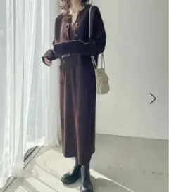 LOWRYS FARM 2WAYカーディガンニットジャンバースカート2P2