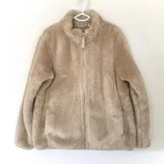 ユニクロ フリース ジャケット 美品 130