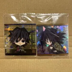 鬼滅の刃　ウエハース　シール　水柱　2枚