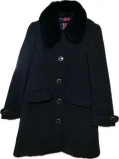 美品／USA製》ANNA SUI　ツイード コート ジャケット ４ フリンジ　黒 2026年最新】anna sui コートの人気アイテム - メルカリ