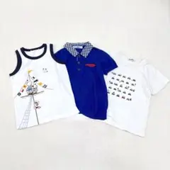 【ファミリア】セット Tシャツ タンクトップ 半袖 ハーフパンツ 男の子 車