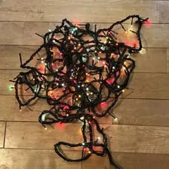 多色ライト クリスマスイルミネーション　タイマーのセット