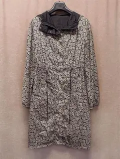 【Max Mara】マックスマーラ＊レインコートタイプ☆花柄フード付き薄手コートのサムネイル