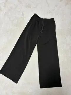 フリース ワイドパンツ