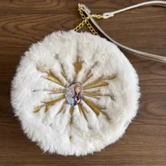 ディズニー アナ雪 アナと雪の女王 ショルダーバッグ ファーバッグ