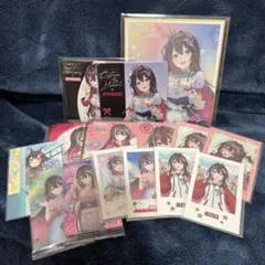 AZKi チェキ風カード 色紙 コースター セット