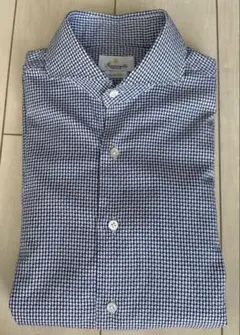 ジャンネット VINCI FIT 長袖シャツ 37 ブルー Giannetto - メルカリ