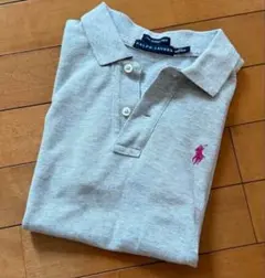 ラルフローレン　ポロシャツ XS グレー