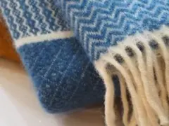 クリッパン ブランケット　quilt indigo スロー スウェーデン