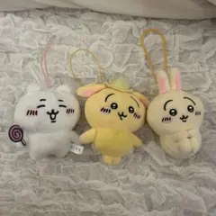 ガチャ　ちいかわ　ぬいぐるみBIG 1,3,4 ちいかわ、うさぎ