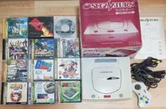 SEGA SATURN セガサターン 本体 セット ホワイト HST-0014