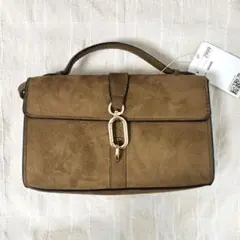 H&M スエード　クロスボディバック　ショルダーバッグ　新品未使用品のサムネイル