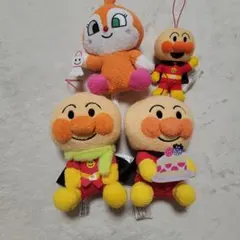アンパンマン マスコット 4体セット