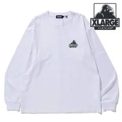 完売品　XLARGE ホワイト　プリント　ロングTシャツ　美品