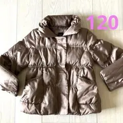 GapKids ブラウン ダウンコート 120cm ガールズ