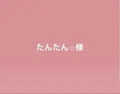 たんたん⭐︎様