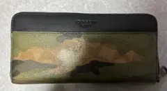 COACH カモフラージュ柄 長財布