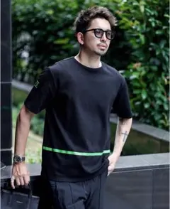 【美品】EURO KENVY 極 Milano Rib Line Tシャツ XL