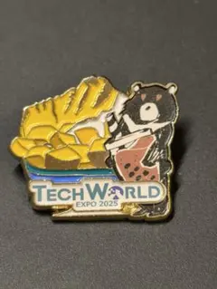 値下げ対応可能】TECH WORLD EXPO 2025 ロゴピンバッジ 非売 - メルカリ