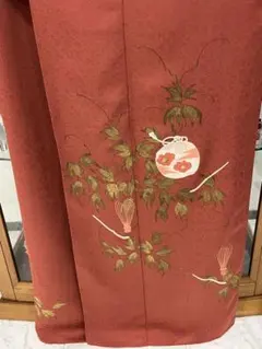 らん様専用❣️茶道具柄の綺麗な付下げ、訪問着。166㎝迄。