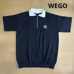 WEGO ポロシャツ　フリーサイズ　黒のサムネイル