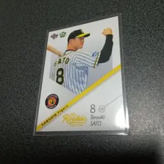 エポック 2021 佐藤輝明 阪神タイガース 金箔サイン ルーキーカード