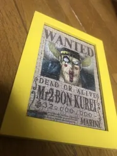 ONE PIECE Mr.2 Bon Clay ジグソーパズル フレーム付き