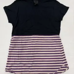ANNA SUI 半袖Tシャツ バイカラー ボーダー Sサイズのサムネイル