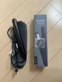 【美品】SALONIA スムースシャイン ストレートヘアアイロン 24mm