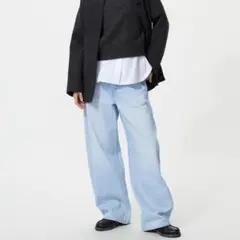 UNIQLOバギーカーブジーンズ 美品