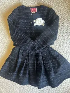 ケイトスペイド130 ツイードセットアップ 入学式