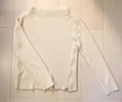 GALLARDAGALANTE 　ボートネックリブセーター