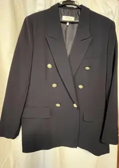 ネイビー ダブルブレストジャケット