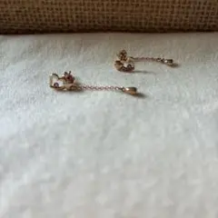 Samantha Tiara ピンクゴールドピアス　18Kのサムネイル