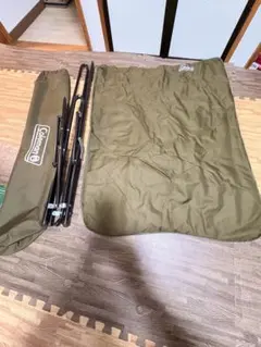 Coleman アウトドアチェア オリーブ　ソファチェアのサムネイル