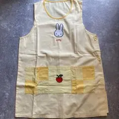 保育士エプロンmiffy ミッフィー エプロン イエロー りんごのサムネイル