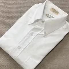 【美品】エルエルビーン　ボタンダウンオックスフォードシャツ　白　USA製　L