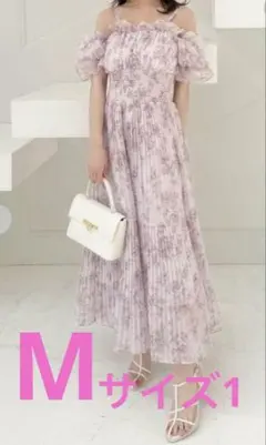 スナイデル　Sustainableオフショルギャザーワンピース　LPNK 1