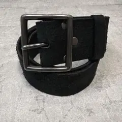 DOUBLE RL ディストレスト レザーベルト ヴィンテージブラック DOUBLE RL ディストレスト レザーベルト ヴィンテージブラック 【公式