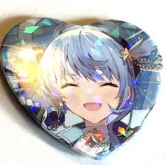 星街すいせい 誕生日＆活動6周年記念 ハート型缶バッジ