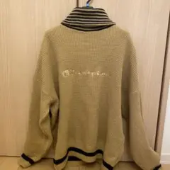 【即日発送OK】チャンピオン Champion タートルネックセーター ブラウン